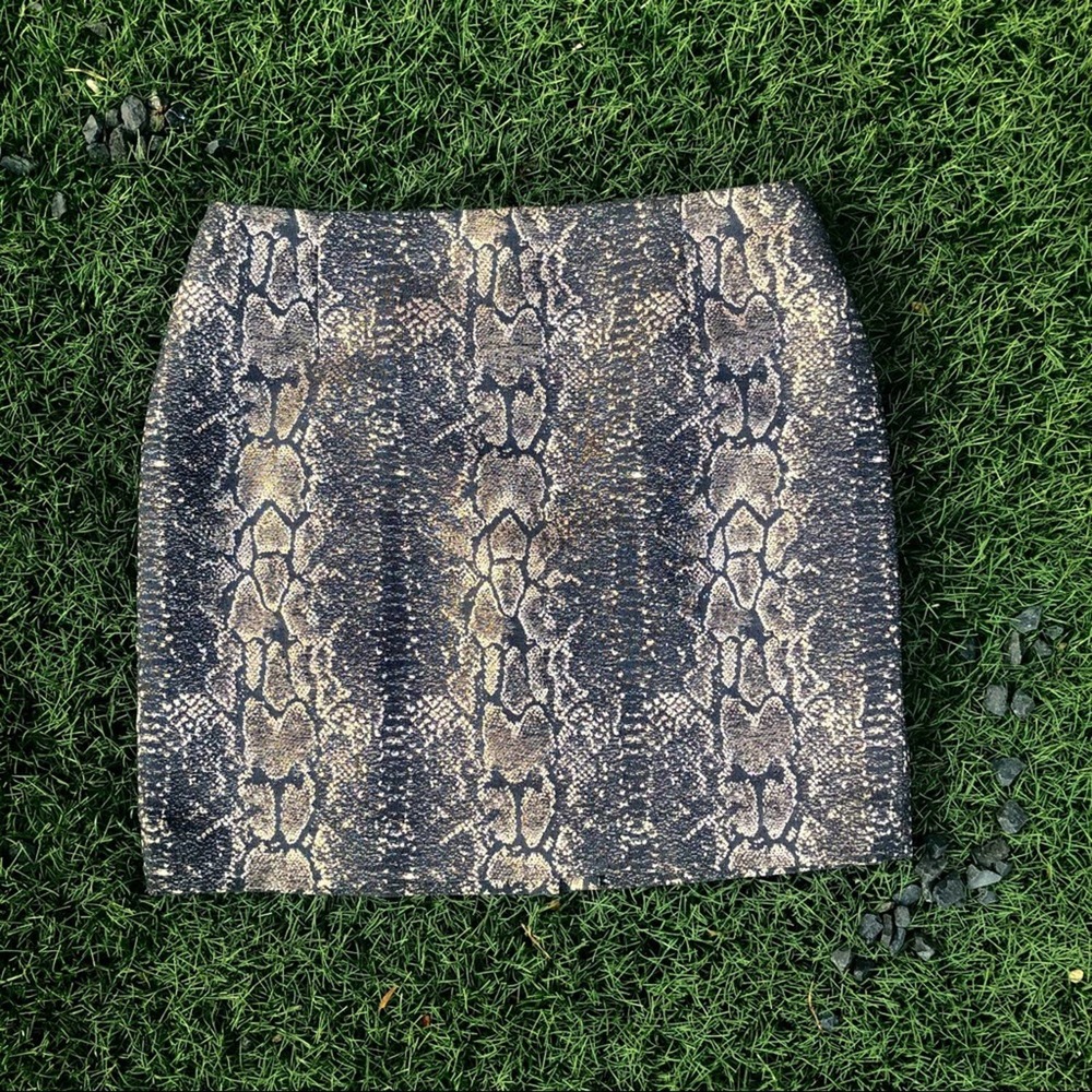 Snake Print Skirt Gianni Bini